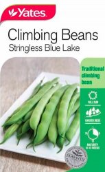 BEAN CLIMBING BLUE LAKE SEED PACKET