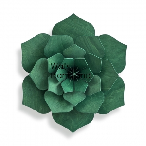 LOVI FLOWER DARK GREEN 15CM