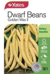 BEAN DWARF GOLDEN WAX II SEED PACKET